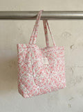 Florina | Dames Schoudertas met Bloemenprint van Katoen
