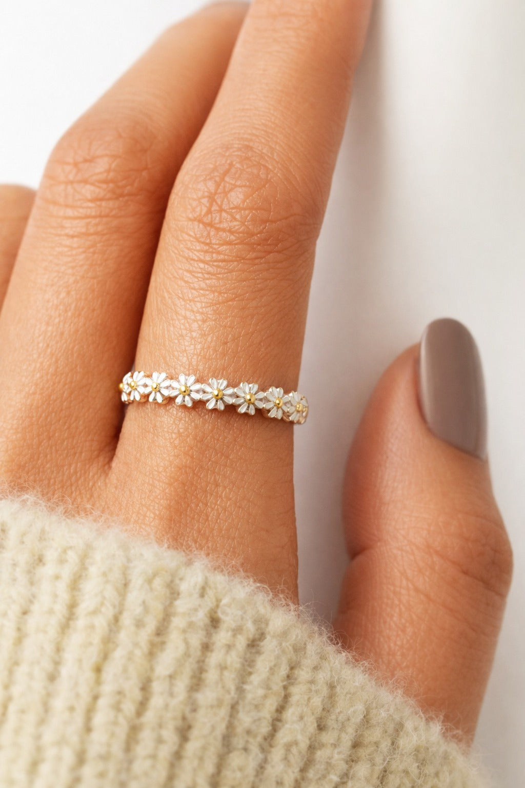 Celeste | Sterling Zilveren Daisy Ring voor Dames S925
