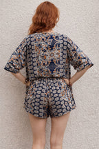 Flora | Dames Zomer Set met Bloemenprint