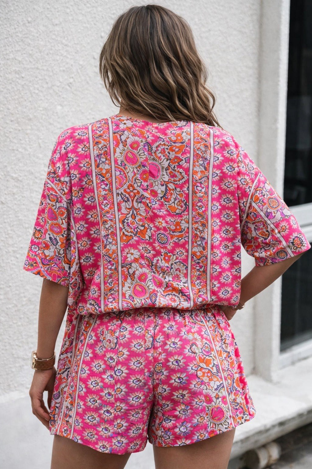Flora | Dames Zomer Set met Bloemenprint