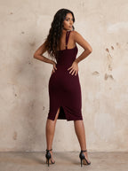 Camille | Bandage Midi Jurk Dames met Luxe Fit