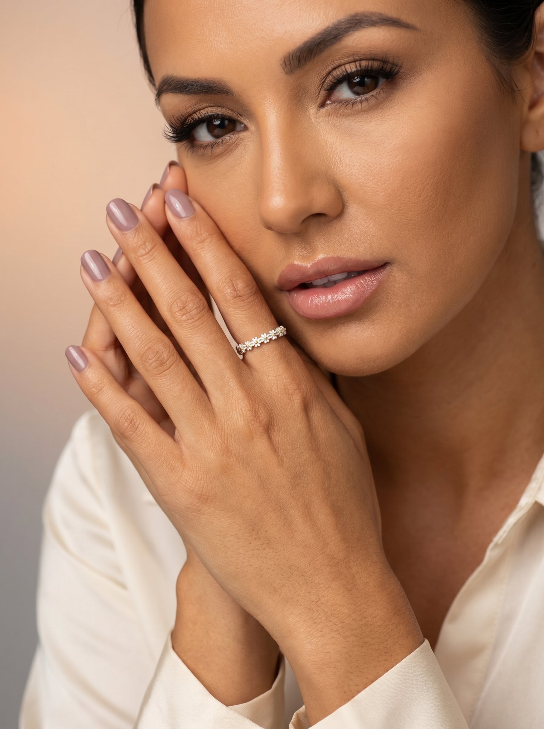 Celeste | Sterling Zilveren Daisy Ring voor Dames S925