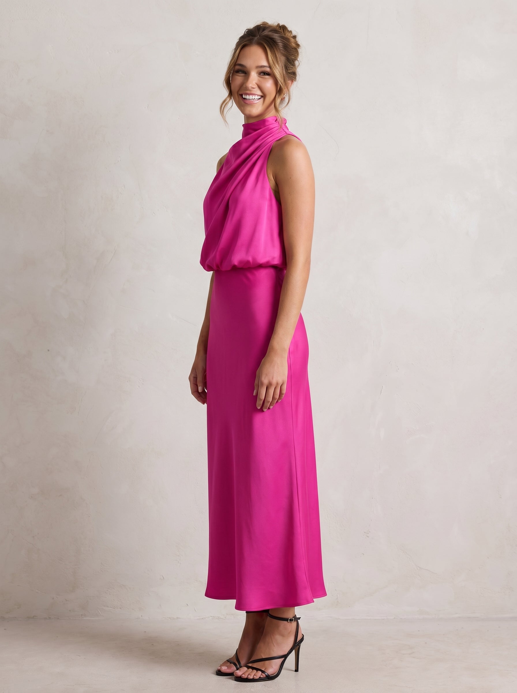 Valencia | Elegante Halter Maxi Jurk