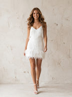 Viva | Feestelijke Fringe Mini Jurk