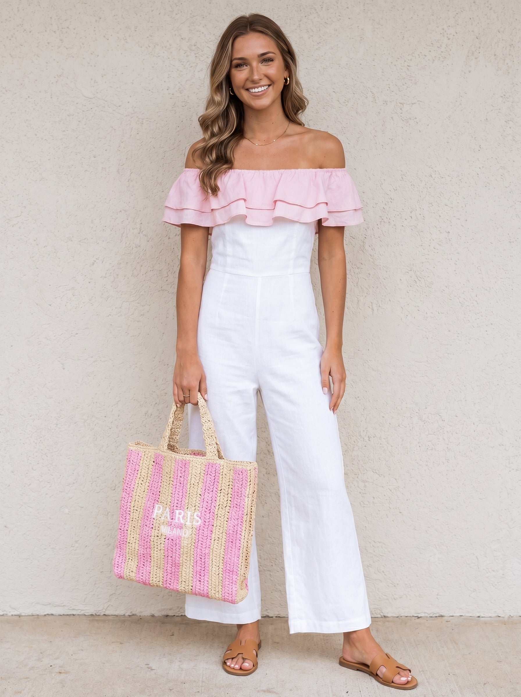 Vayen | Geweven Stro Tas Dames Luxe Shopper