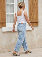 Nova Denim | Dames Ballon Jeans met Wide Leg Pasvorm