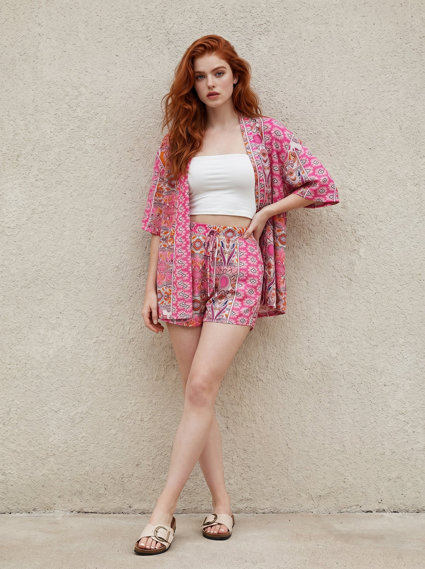 Flora | Dames Zomer Set met Bloemenprint