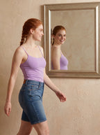 Livv | Basic Voorgevormde Spaghetti Top met Stretch