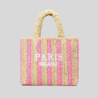 Vayen | Geweven Stro Tas Dames Luxe Shopper