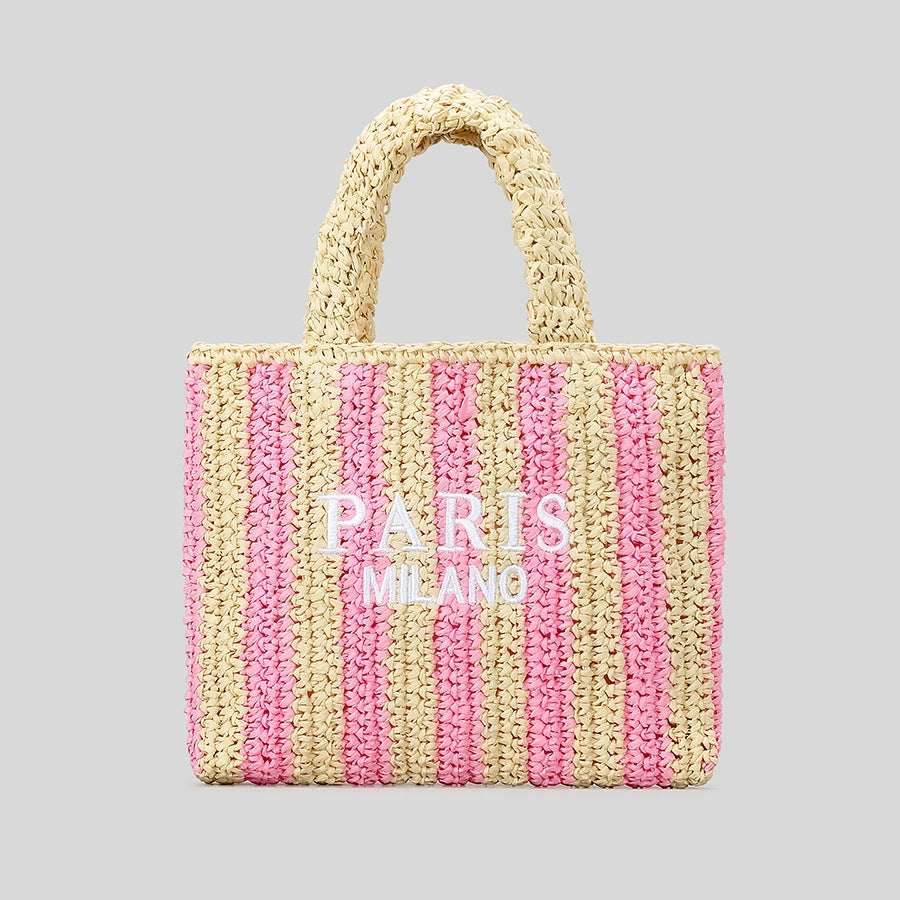 Vayen | Geweven Stro Tas Dames Luxe Shopper