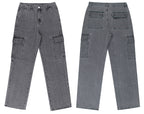 Benji | High Waist Cargo Wide Leg Jeans voor Dames