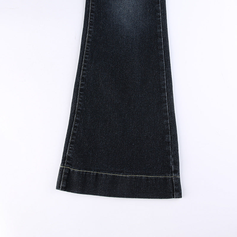 Vayen | Dames Flared Jeans met Low Waist Fit