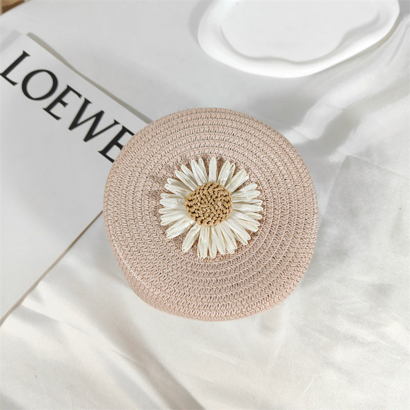 Zélina | Ronde Stro Tas met Bloem