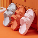 Céline | Luxe Platform Slippers met Gesp voor Dames