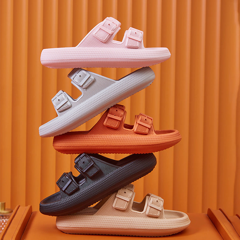 Céline | Luxe Platform Slippers met Gesp voor Dames