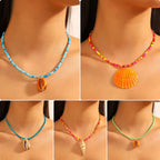 Azura | Schelpen Ketting met Kralen Dames