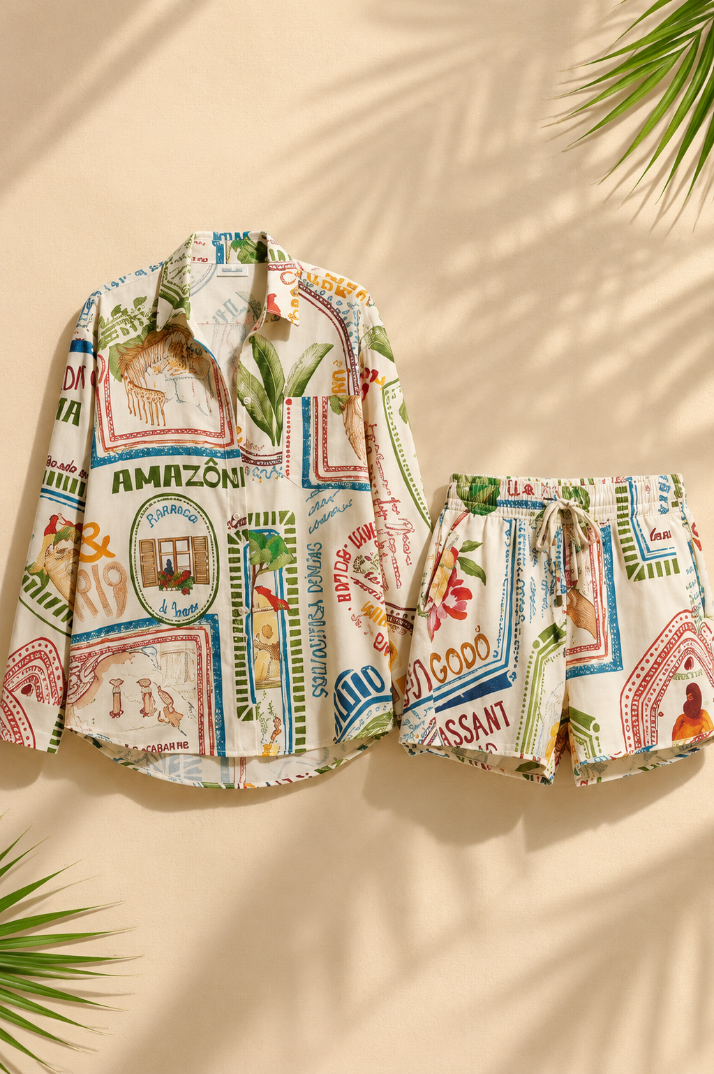 Brigitta | Kleurrijke Co-ord Set Dames