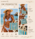 Vayen | Geweven Stro Tas Dames Luxe Shopper
