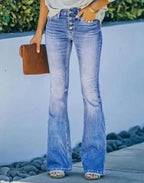 Senna | Flared High Waist Jeans Dames