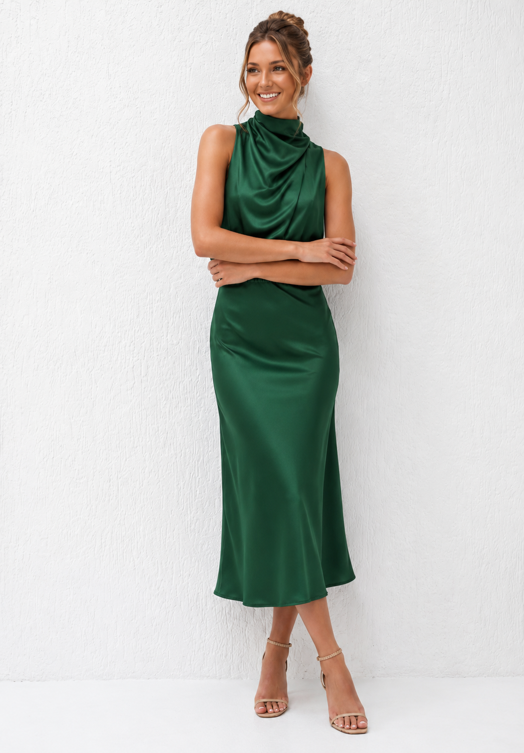 Valencia | Elegante Halter Maxi Jurk