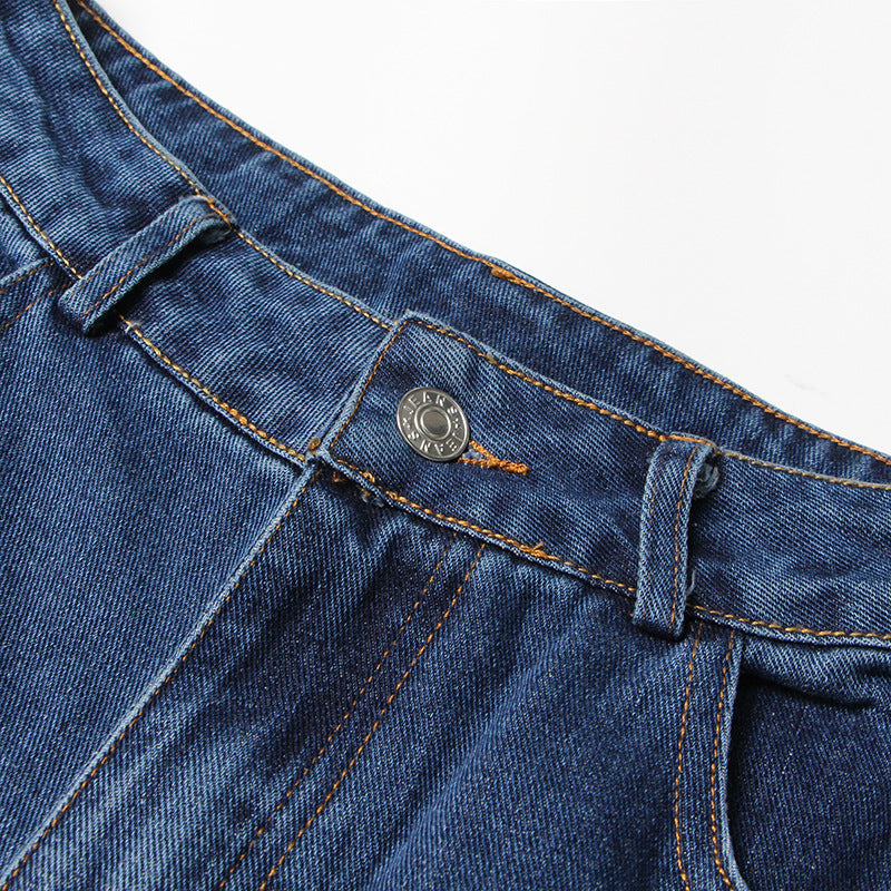Jacky | Baggy Cargo Wide Leg Jeans voor Dames