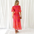 Juliette | Luxe Maxi Jurk met V-Hals Dames
