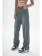 Clarice | Vintage Straight Leg Jeans Dames High Waist