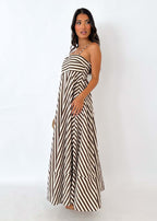 Liesl | Gestreepte Maxi Zomer Jurk