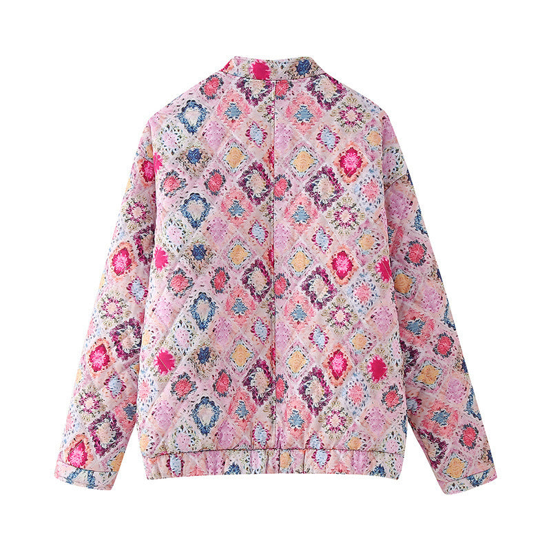 Leona | Dames Lentejasje met Kleurrijke Print en Losvallende Fit