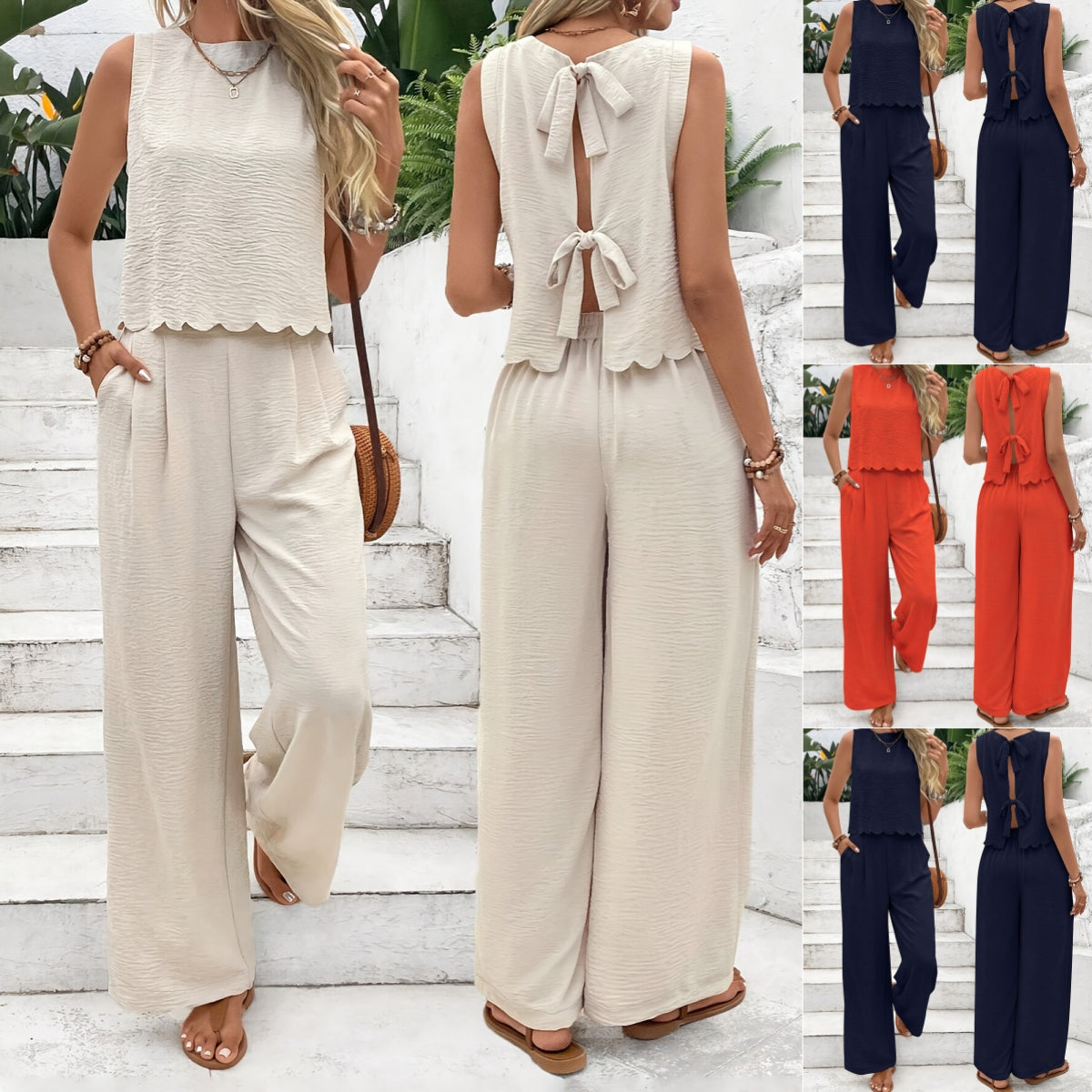 Jolie | Dames Set Wide Leg Broek & Top
