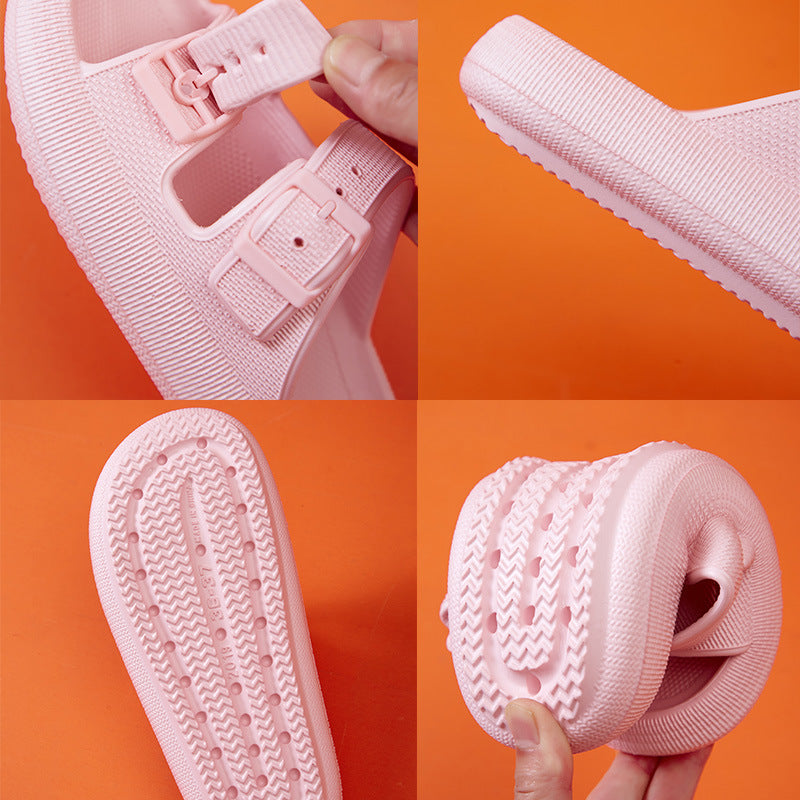 Céline | Luxe Platform Slippers met Gesp voor Dames
