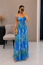 Soraya | Maxi Galajurk met Print