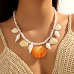 Azura | Schelpen Ketting met Kralen Dames