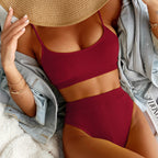 Lindy | Luxe High Waist Bikini Set Dames