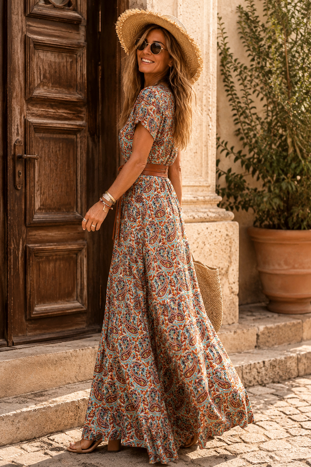 Juul | Paisley Maxi Jurk