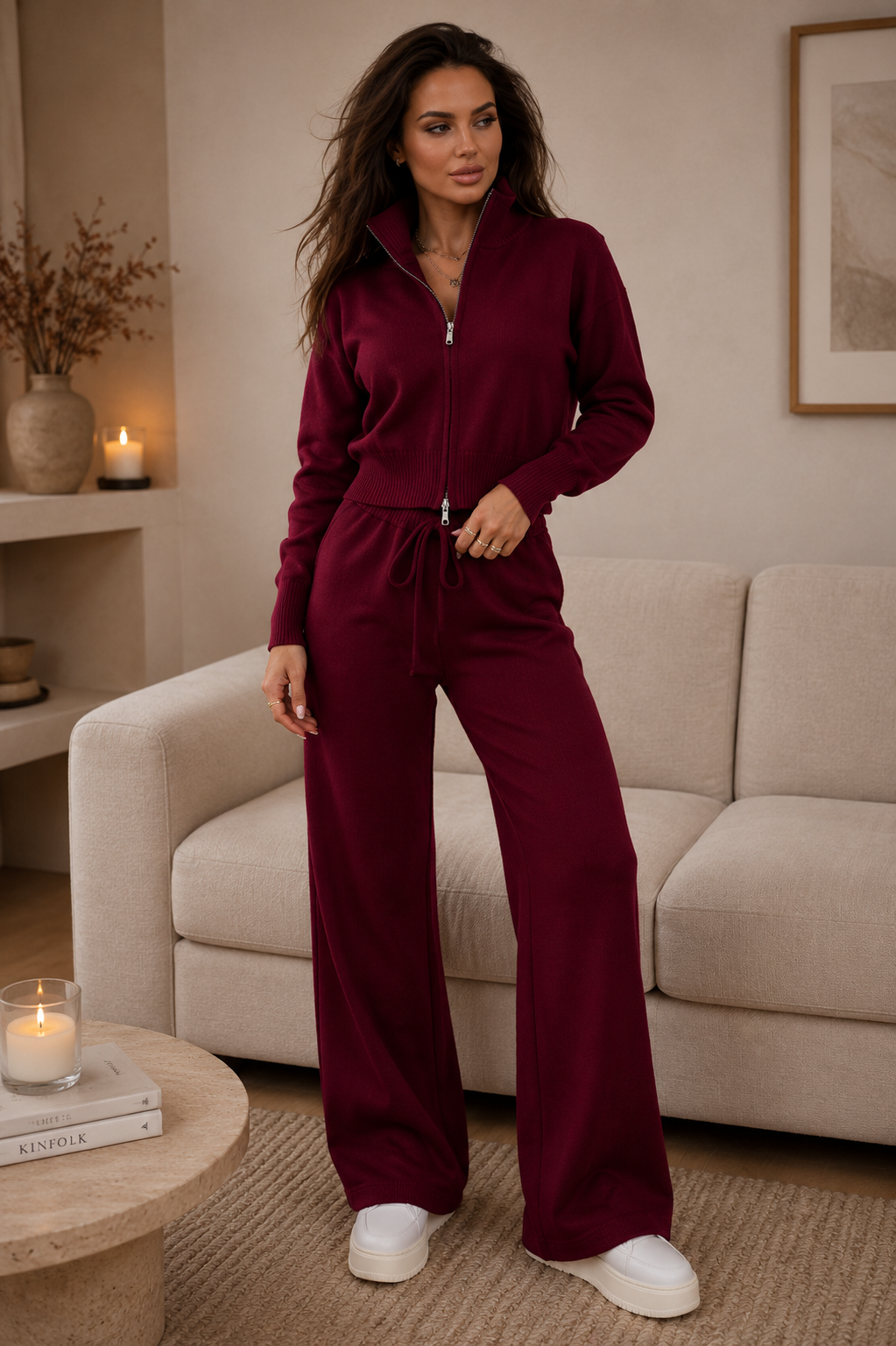 Amal | Gebreide Lounge Set Dames