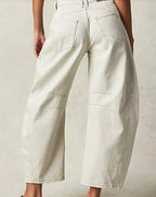 Nova Denim | Dames Ballon Jeans met Wide Leg Pasvorm