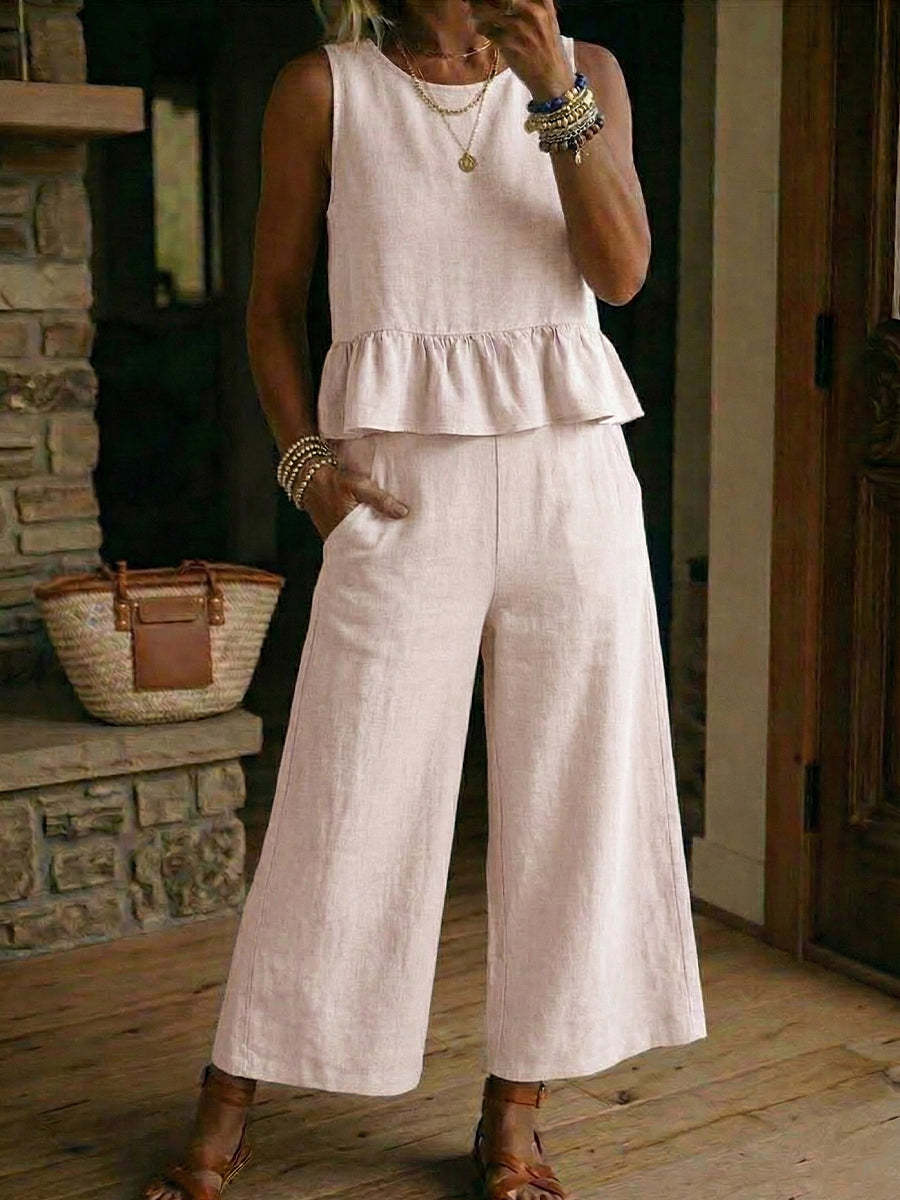 Valéza | Lounge Set met Wide Leg Broek