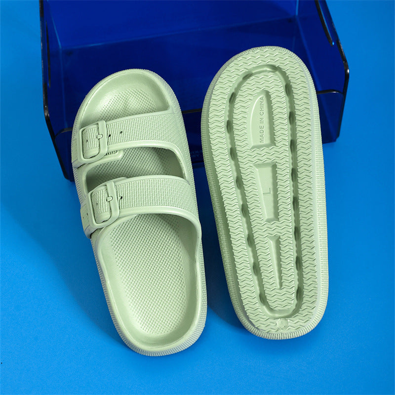Céline | Luxe Platform Slippers met Gesp voor Dames