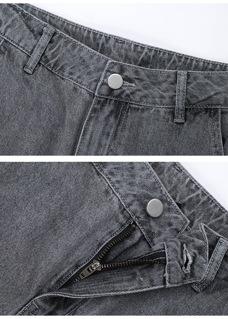 Benji | High Waist Cargo Wide Leg Jeans voor Dames