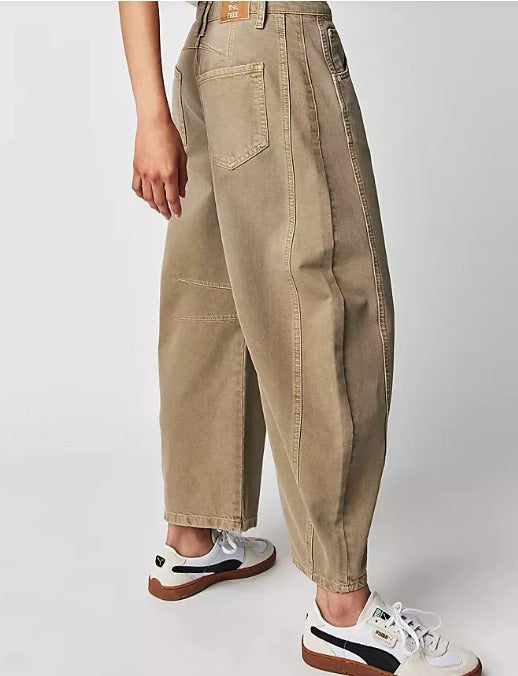 Nova Denim | Dames Ballon Jeans met Wide Leg Pasvorm
