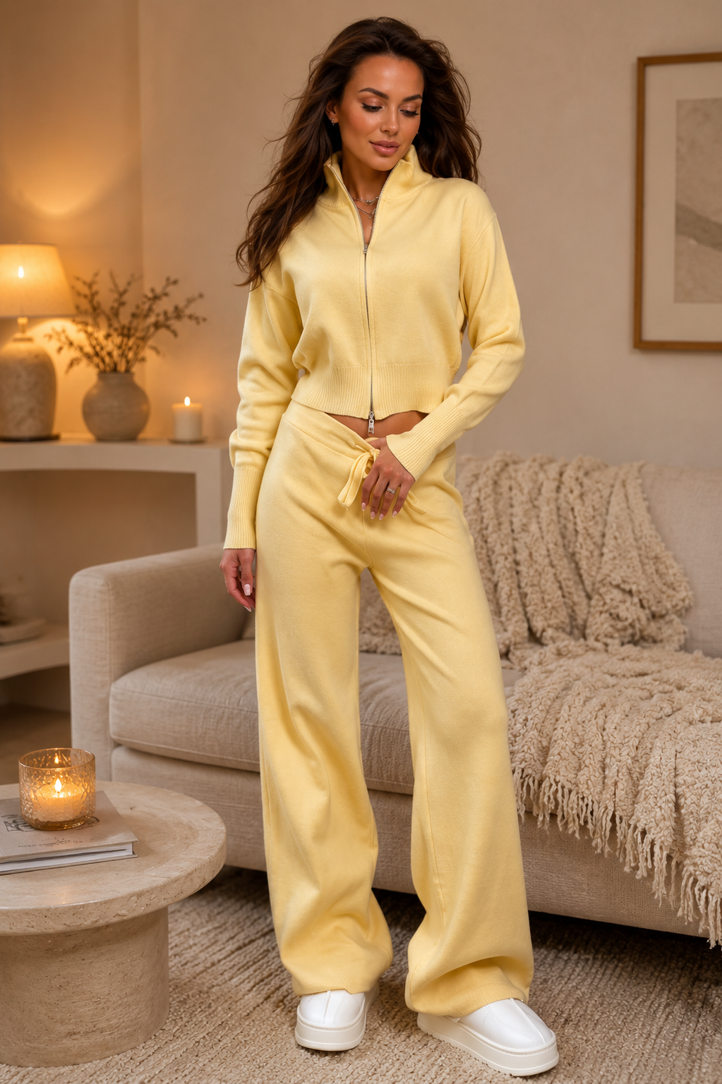 Amal | Gebreide Lounge Set Dames