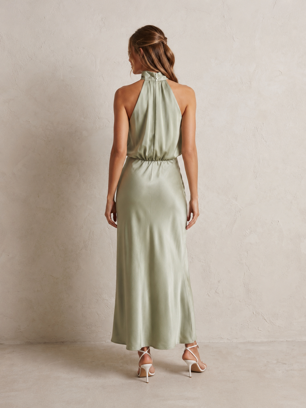 Valencia | Elegante Halter Maxi Jurk
