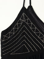 Jaléssa | Glitter Top met V-Hals Dames