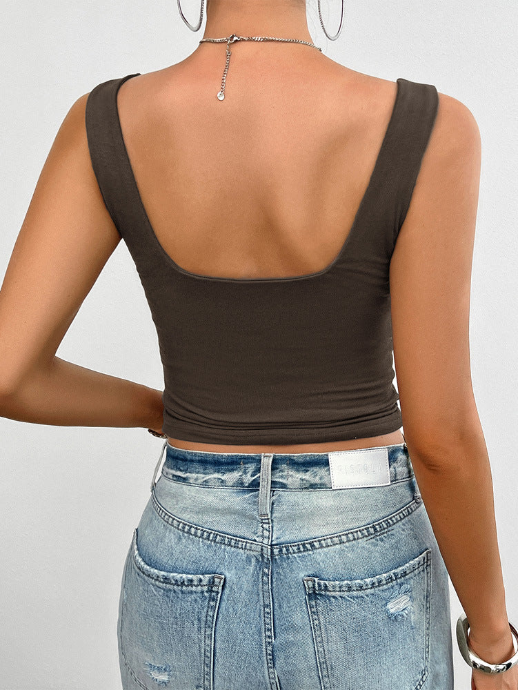 Luné | Sculpt Crop Top Dames met Cups